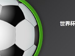 世界杯球迷饮食结构PPT设计模板